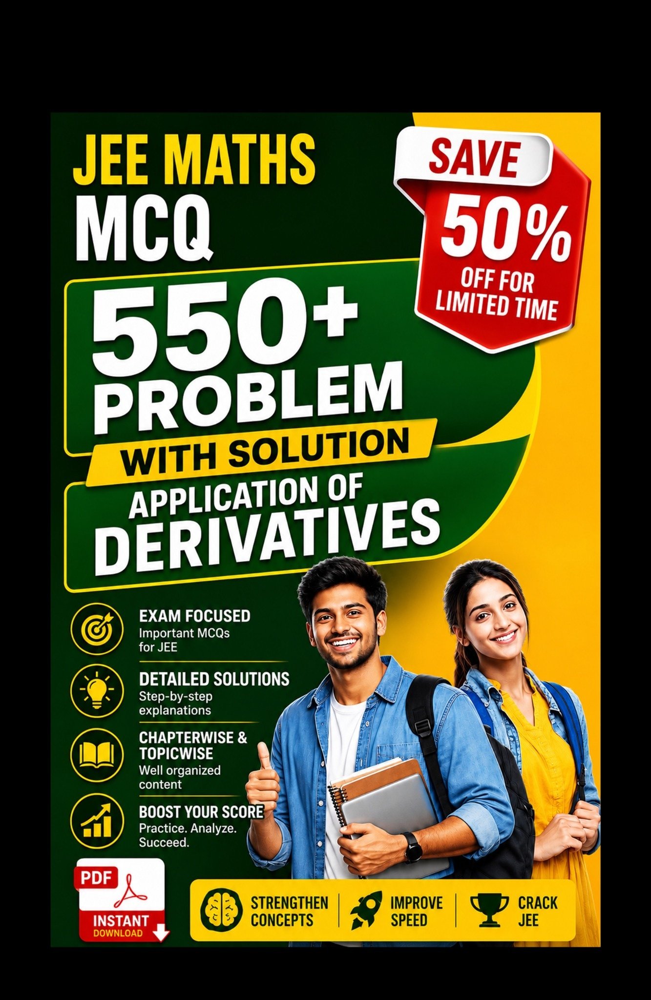 JEE Main Application of Derivative 550+ mcq