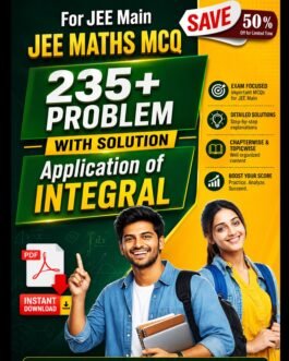 235+ Application of Integrals MCQ PDF for JEE Main Maths