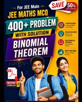 400+ Binomial Theorem MCQ PDF for JEE Main Maths