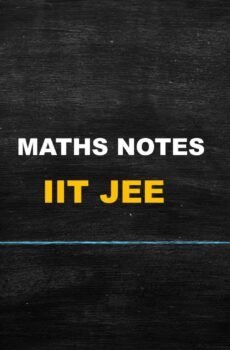 Cover of Maths Notes IIT JEE by Radius JEE