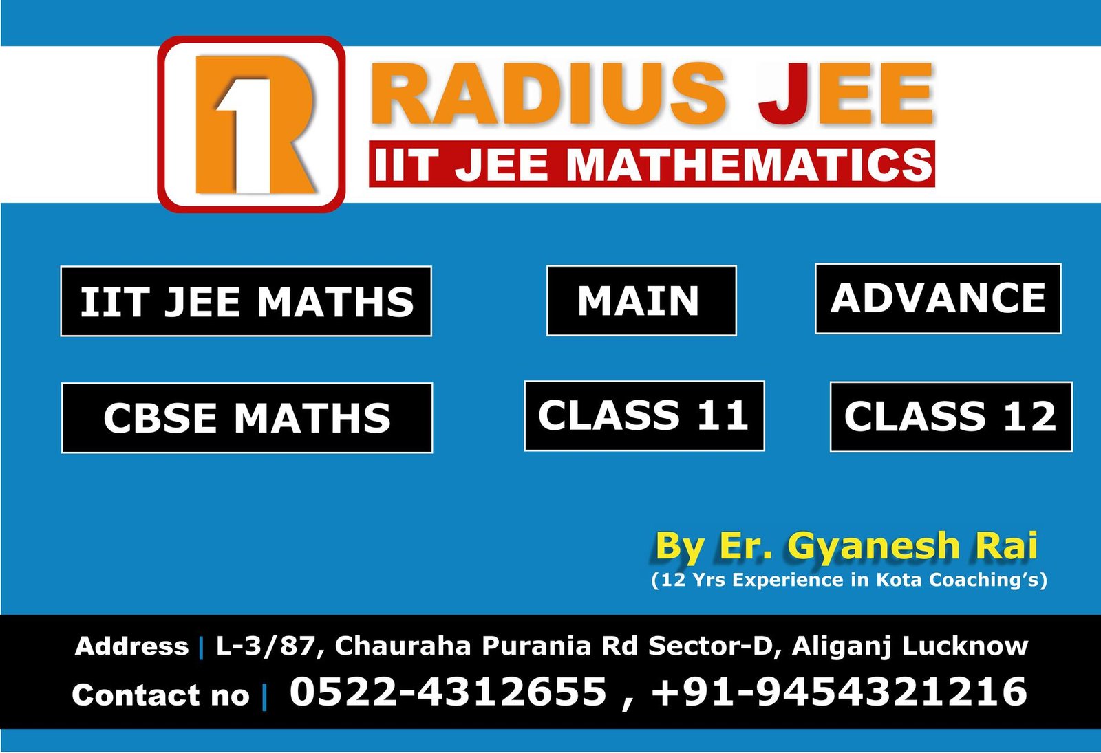 Radis JEE Coaching in Lucknow