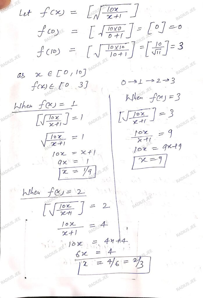 Sample Problem on Greatest Integer Function2