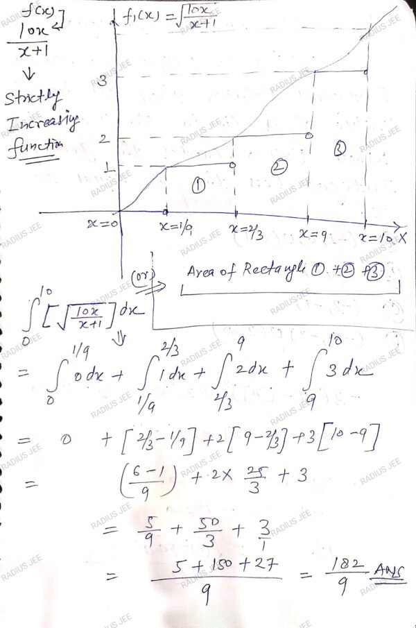 100 Problems On Greatest Integer Function Radius Jee 5838