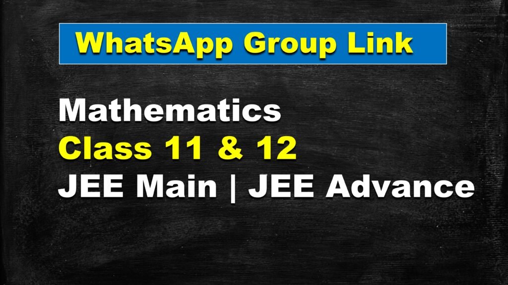 WhatsApp Group Link Mathematics