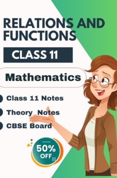 Relation and Functions Class 11 Maths