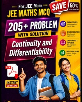 205+ Continuity and Differentiability MCQ PDF for JEE Main Maths