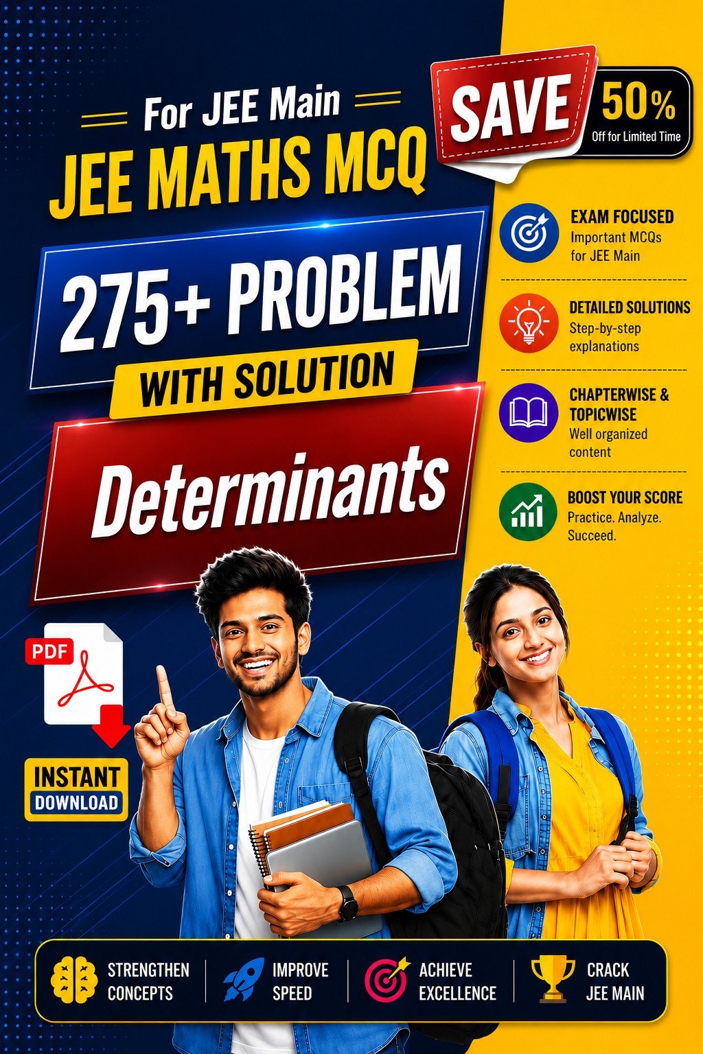 Determinants_BlueRed_Poster_JEE