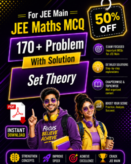 JEE Main Maths Set Theory Practice PDF | 170+ MCQs